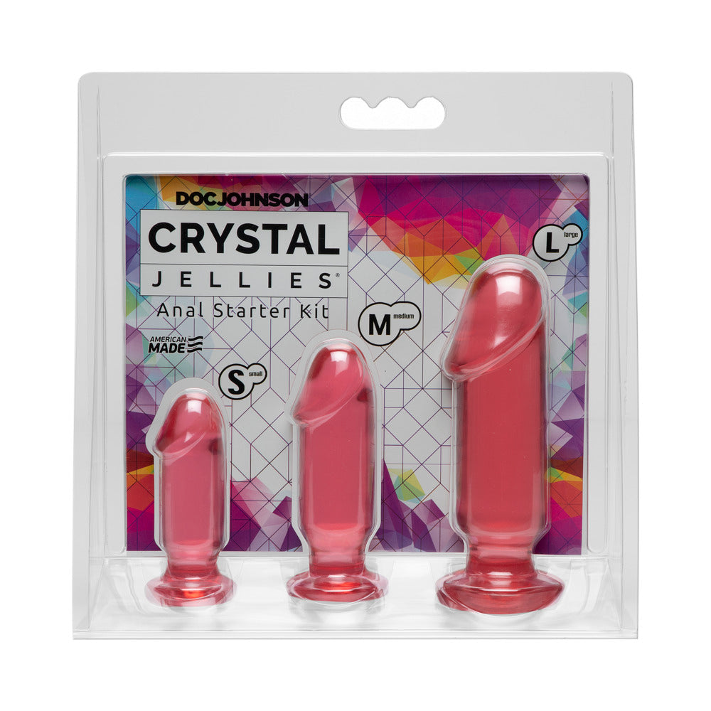 Crystal Jellies ñ Anal Starter Kit Pink